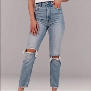 Abercrombie Ankle Straight Ultra High Rise Jeans 25/0